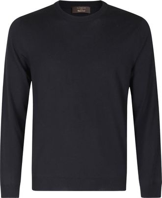 Zanone Crewneck Sweater - Heren - Truien - Blauw - Maat: 2XL Wol