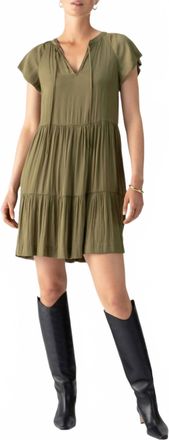Sanctuary Modern Babydoll Dress In Burnt Olive