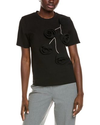 Gracia Rose Applique T-Shirt