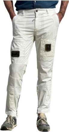 Aeronautica Pantalon anti-g - Heren - Slim Fit Broeken - Wit - 2XL - Katoen - Broeken