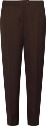 Marella Pantalones Chino - Trousers - Mujer - Marr&oacute;n - L
