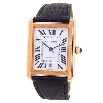 Cartier Pre-owned Cartier Tank Solo White Dial Mens Watch W5200026