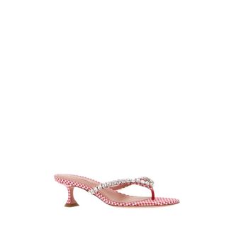 Amina Muaddi Mujer, Zapatos, Rojo, Talla: 36 EU
