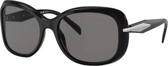 Prada PR 04ZS 1AB5Z1 57mm Womens Butterfly Sunglasses