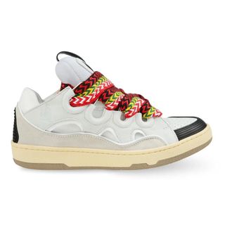 Lanvin Curb Sneaker - Heren - Schoenen - Wit - Maat: 45 EU Leer