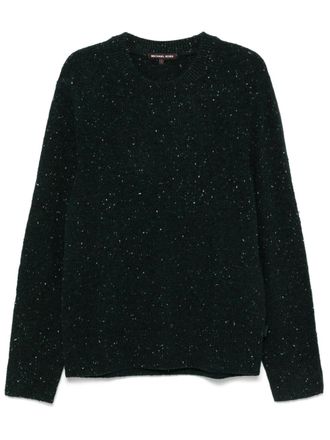 Michael Kors Maglione con effetto m&eacute;lange - Verde