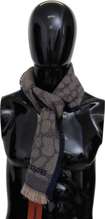 Missoni Heren Multicolor Gedessineerde Cashmere Unisex Wrap Sjaal
