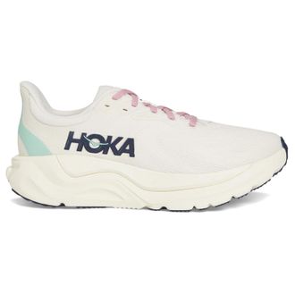 Hoka One One Hoka Arahi 8 Textile Synthetic Womens Running Trainers - Rose Cream Alabaster - Size:UK 5.5