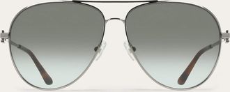 Ferragamo Men Aviator frame sunglasses Grey