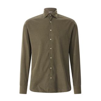 Stenstr&ouml;ms Corduroy Shirt - Heren - Casual Overhemden - Groen - 3XL - Katoen - Overhemden
