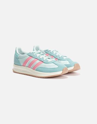 adidas Womens Adidas Run 70s 2.0 Leather Womens Blue Trainers - Size: UK 7 / eu 40.5 / us 8.5