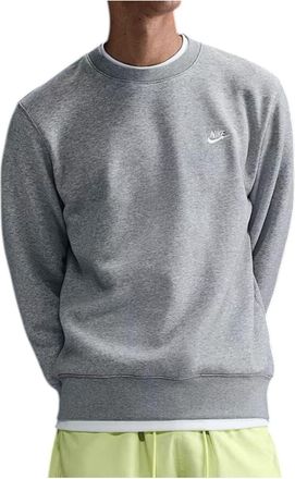 Nike Club Fleece Crew Dark Grey Heather White FN3886-063