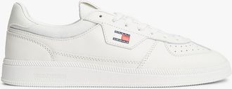 Tommy Hilfiger Mens Tommy Jeans Leather Mix Skater Sneaker - White - US 11.5 / EU 45