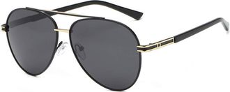 Generic Polarized Sunglasses - Retro Driving Frog Mirror Skeleton Design for UV Protection, Elastic Frame - Ideal for Fishing and Mountaineering