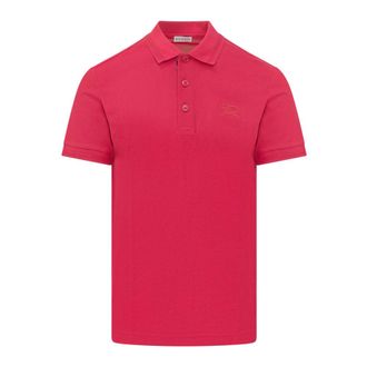 Burberry Polo Shirts, male, Red, Size: L Polos