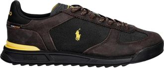 Polo Ralph Lauren Varick Pp - Heren - Sneakers - Zwart - 41 EU - Leer - Schoenen