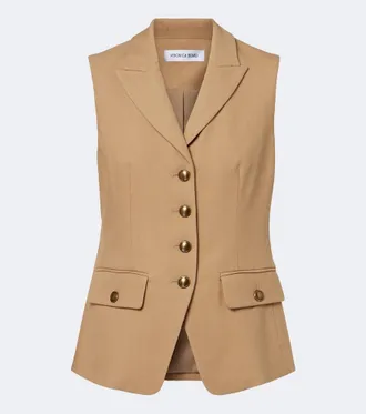 Veronica Beard Benny single-breasted vest