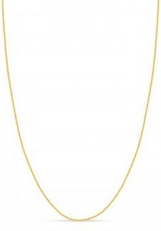 Allurez Round Wheat Chain Necklace With Lobster Lock 14k Yellow Gold