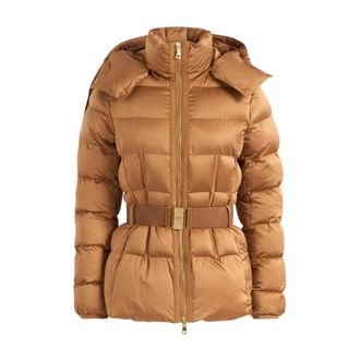 Elisabetta Franchi Chaqueta Acolchada Sail Fabric - Jackets - Mujer - Marr&oacute;n - XL