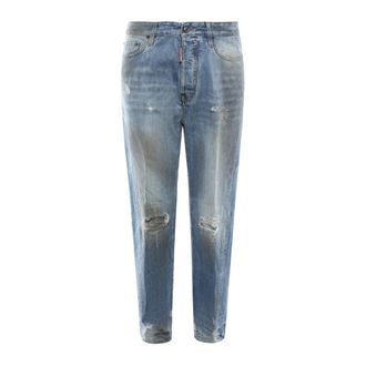 Dsquared2 Slim-fit Jeans, male, Blue, Size: L Slim-fit Jeans