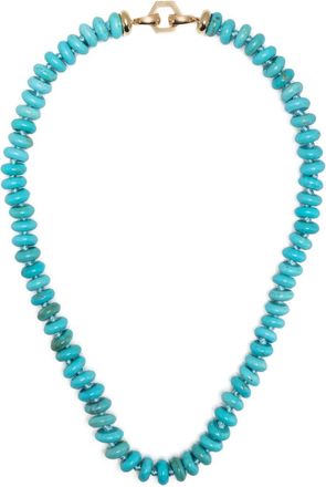 Harwell Godfrey Blue Bead Detail Necklace - Womens - Stone