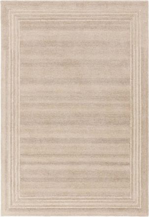 Novatrend Alfombra moderna de pura lana sal&oacute;n Beige 160x230 cm