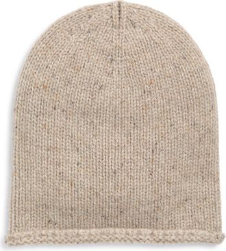 Johnstons of Elgin Tiree Cashmere Beanie in Ha0397 Islander Donegal at Nordstrom