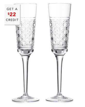 Waterford Set Of 2 Opulence Fluteswith $22 Credit