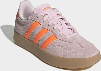 adidas Sneaker ADIDAS SPORTSWEAR BARREDA, Damen, Gr. 38,5, clpink, luor, gum3, Leder, Synthetik, Schuhe Sneaker, inspiriert vom Design des adidas handball sp