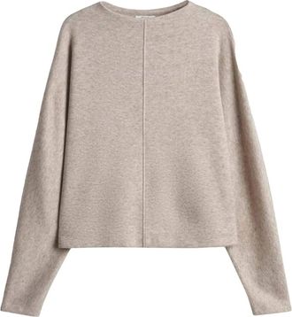 OPUS Garzel - Dames - Truien - Beige - Maat: S Viscose