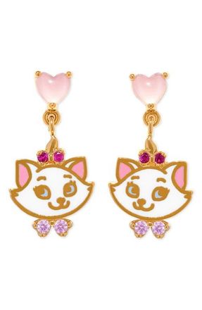 Girls Crew Disney Aristocats Marie Dangle Earrings in Gold at Nordstrom