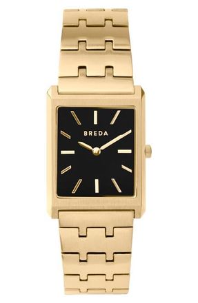 Breda Virgil Bracelet Watch, 26mm in Gold/Gold/Midnight at Nordstrom