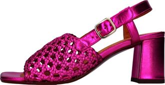 Chie Mihara Sandalen - Dames - Sandalen met hakken - Roze - 38 EU - Leer - Schoenen