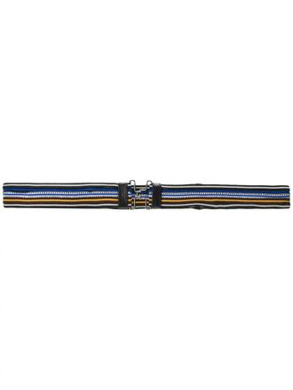 Prada Prada riem met gestreepte gesp en gesp