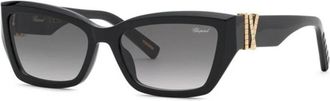Chopard Sch 416S 700S Zonnebrillen - Dames - Zonnebrillen - Zwart - 57 MM - Accessoires