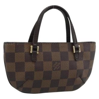 Louis Vuitton Pre-owned Mini Pouch - Dames - Pre-owned - Bruin - Maat: ONE Size