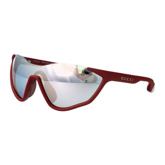 Gucci Stijlvolle zonnebril Gg 2018S - Heren - Zonnebrillen - Rood - ONE Size - Accessoires