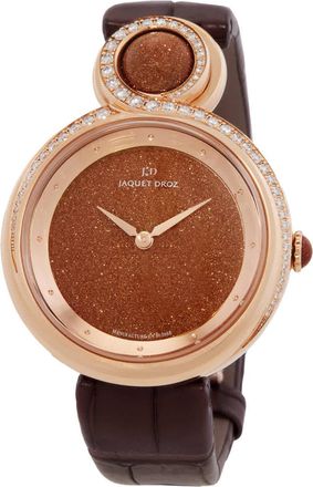 Jaquet Droz Lady 8 Sunstone Dial 18 Carat Rose Gold Automatic Ladies Watch J014503271