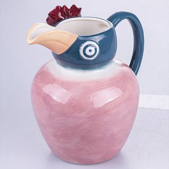 Villa D'Este Home Tivoli TUCA TUCA jarra 22CM rosa/pavo real 2200ML