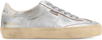 Golden Goose Deluxe Brand Silver Leather Soul Star Sneakers