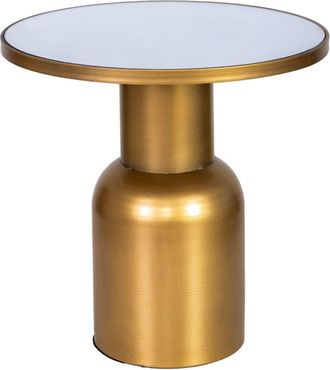 Wanderlust Deco Mesa auxiliar de metal 46x46x45h cm