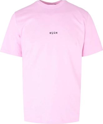 Msgm logo T-shirt - Pink