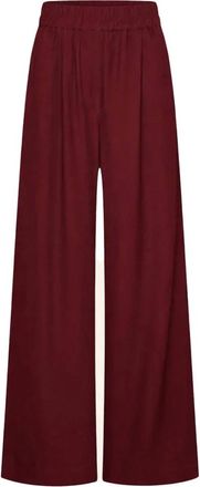 By-Bar Amsterdam Dames, Broeken, Rood, Maat: XS Viscose