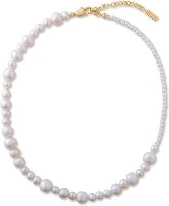 Éliou Lya Necklace in White at Nordstrom, Size 16