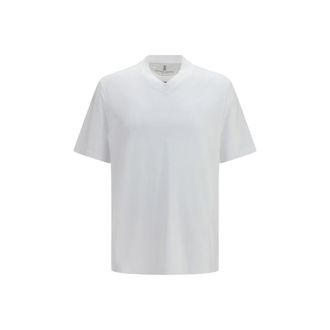 Brunello Cucinelli White Cotton Mens T-Shirt