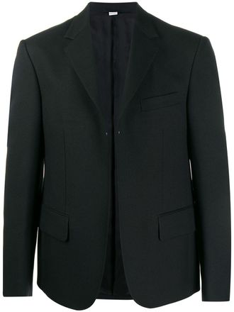 Random Identities open front blazer - Black