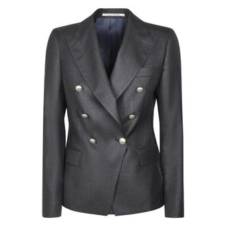 Tagliatore Blazers, female, Blue, Size: L Alicya Blazer