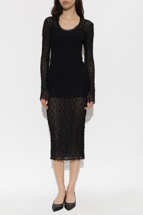 Isabel Marant Dress Belsane, Womens, Black