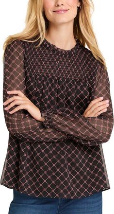 Draper James Jacqueline Long Sleeve Top