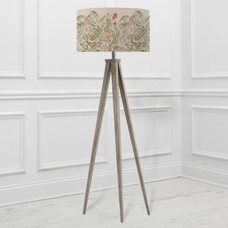 Voyage Maison Aratus Floor Lamp With Tropical Utopia Eva Lampshade